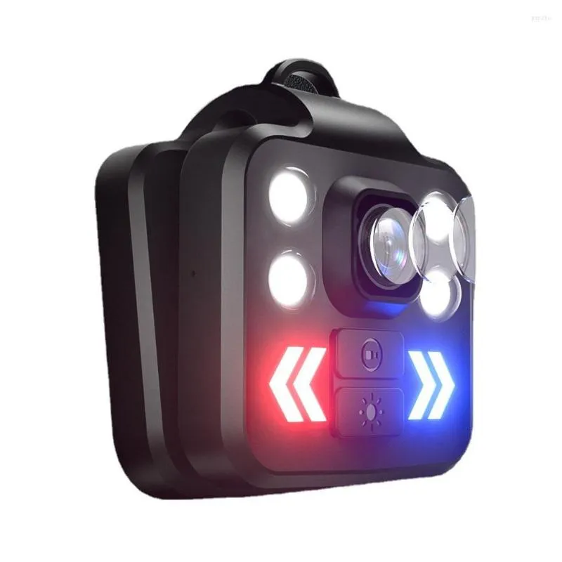 Camcorders Mini Body Camera Personal Head-mounted Video Recorder Waterproof LED Recording Tool 1080P Wearable Cam Outdoor