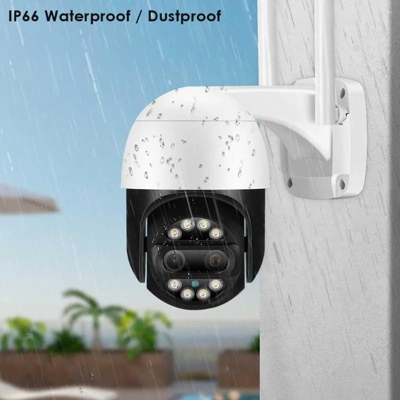 WiFi HD Camera Home Office Courtyard Backyot Pilot Waterproof Waterproof Wireless Video Rejestrator