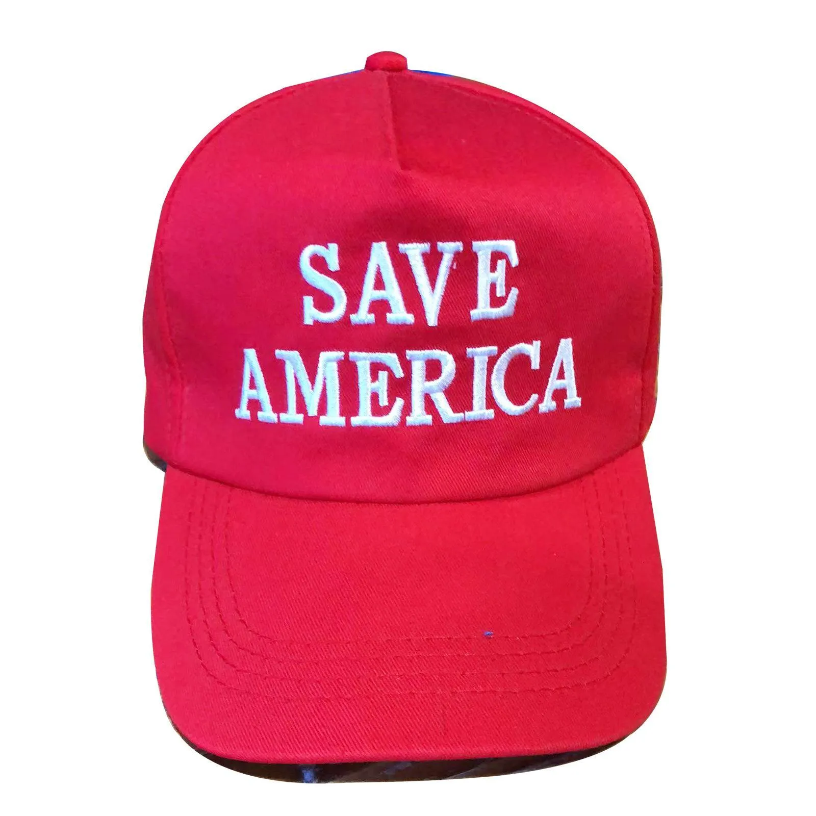 Cappelli da festa Save America Cappello da ricamo Trump 2024 Berretto da baseball in cotone Drop Delivery Home Garden Festive Supplies Dhkvd