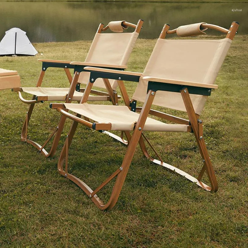 Muebles de campamento, silla plegable portátil para exteriores, soporte de tela Oxford, acero pintado, Camping, Picnic, sillón de ocio