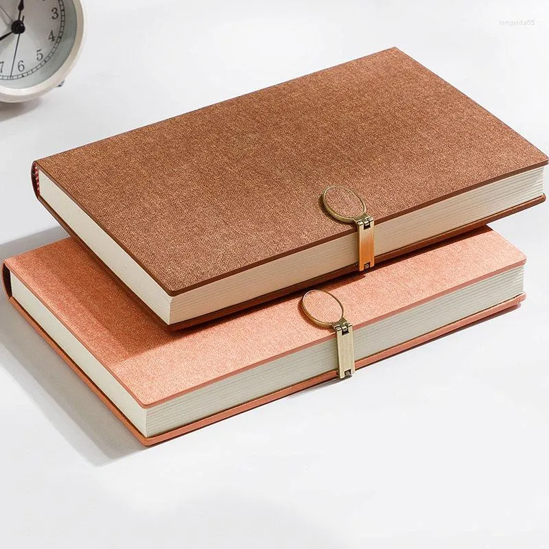 Ruize Hard Cover Leather Journal Notebook A5 B5 Творческая нота книга молока толстого бумажного офиса.