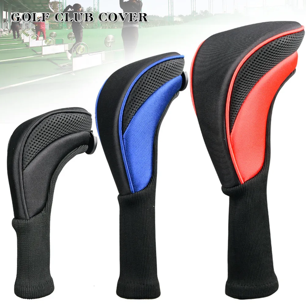 Andra golfprodukter 3PCSSet Portable Club Head Cover Wood Cover Driver 1 3 5 Fairway Woods headcovers Long Neck Golfing Accessories 230530