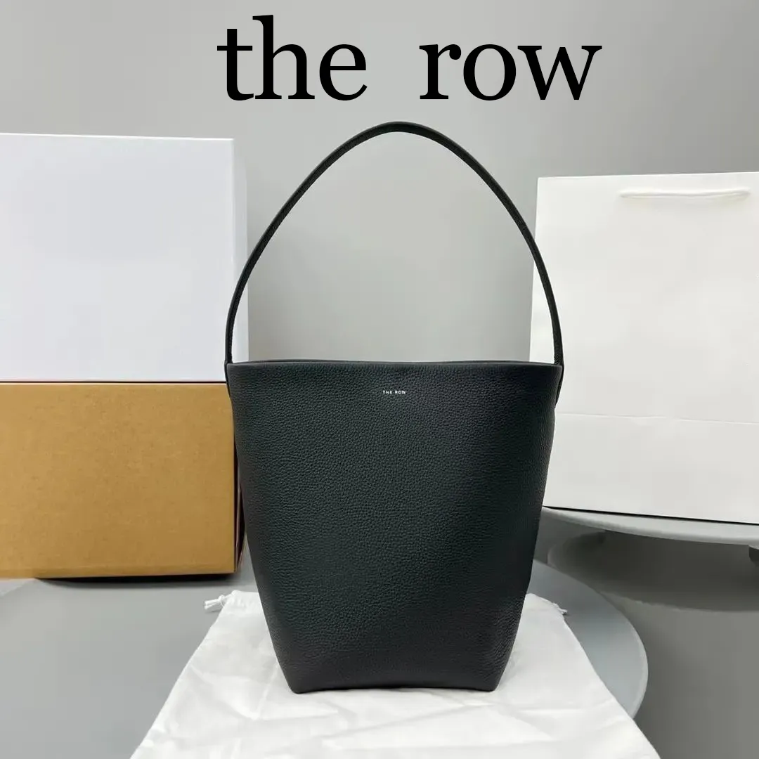 Luxurys Designer Bag the Row Clutch Park Tote Womens äkta läder Gym Duffel Beach Hand Bag Medium Basket Hobo Mens Cross Body Påsar axelhandväska hinkväskor