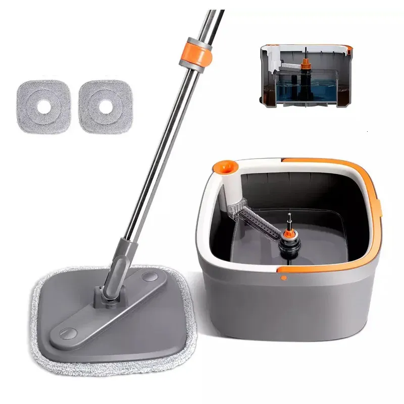 Mops Clean Sewage Separation Barrel Mop Set Rotary Bucket Flat 231130