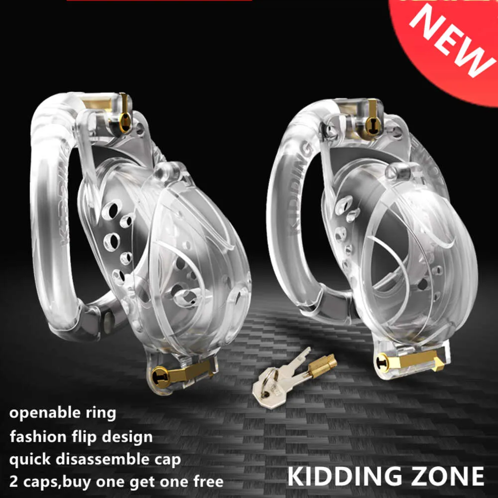 New CHASTE BIRD 2021NewArrival OpenableRingQuick Disassemble Cap Flip DesignMaleChastityDeviceCockCage Penis Ring Sexy Toys