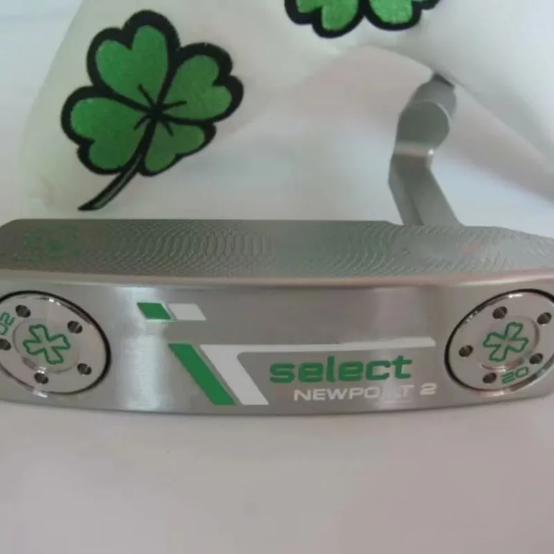 Clubs de golf Putters newport 2 silver Golf Putters L'herbe porte-bonheur verte à quatre feuilles Contactez-nous pour voir les photos avec LOGO