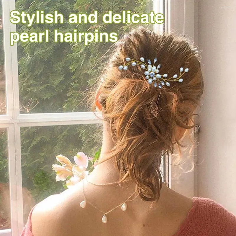 ヘアクリップクリスタルパールヘアピンブライダルティアラスヘッドピースヘッドバンドヘアバンドウェディングドレスアクセサリージュエリーヘッドドレス