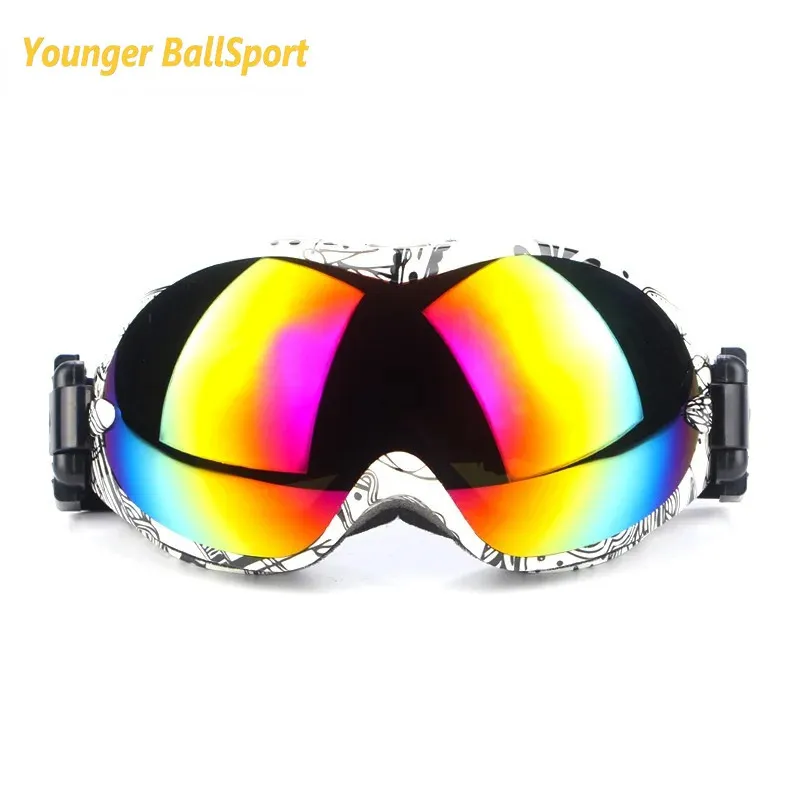 Lunettes de Ski professionnelles, Surface sphérique, Anti-buée, colorées, Sport d'alpinisme, Sports de neige d'hiver, 231201