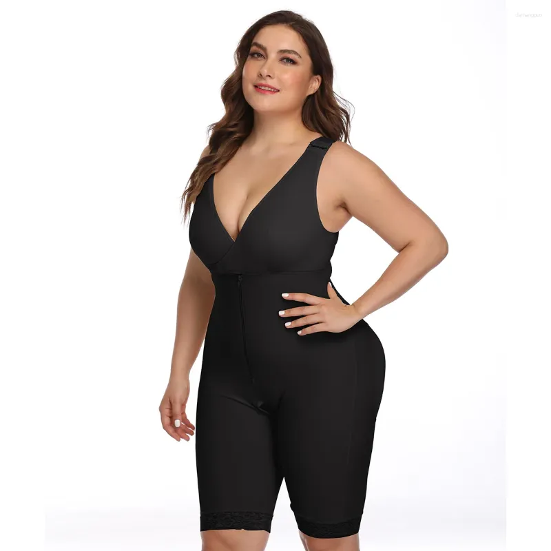 Damen-Shaper-Body für Damen, Abfalltrainer, Ganzkörper-Binder, Übergröße, zum Abnehmen, Bauch- und Oberschenkeltrimmer, Taillentrainer