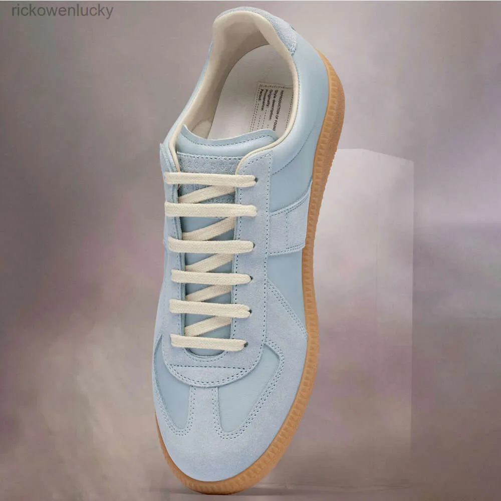 Maison New Margiela 2023 Maisons Replicate Low Casual Sneaker Womens Shoes Run Foam Runner Suede