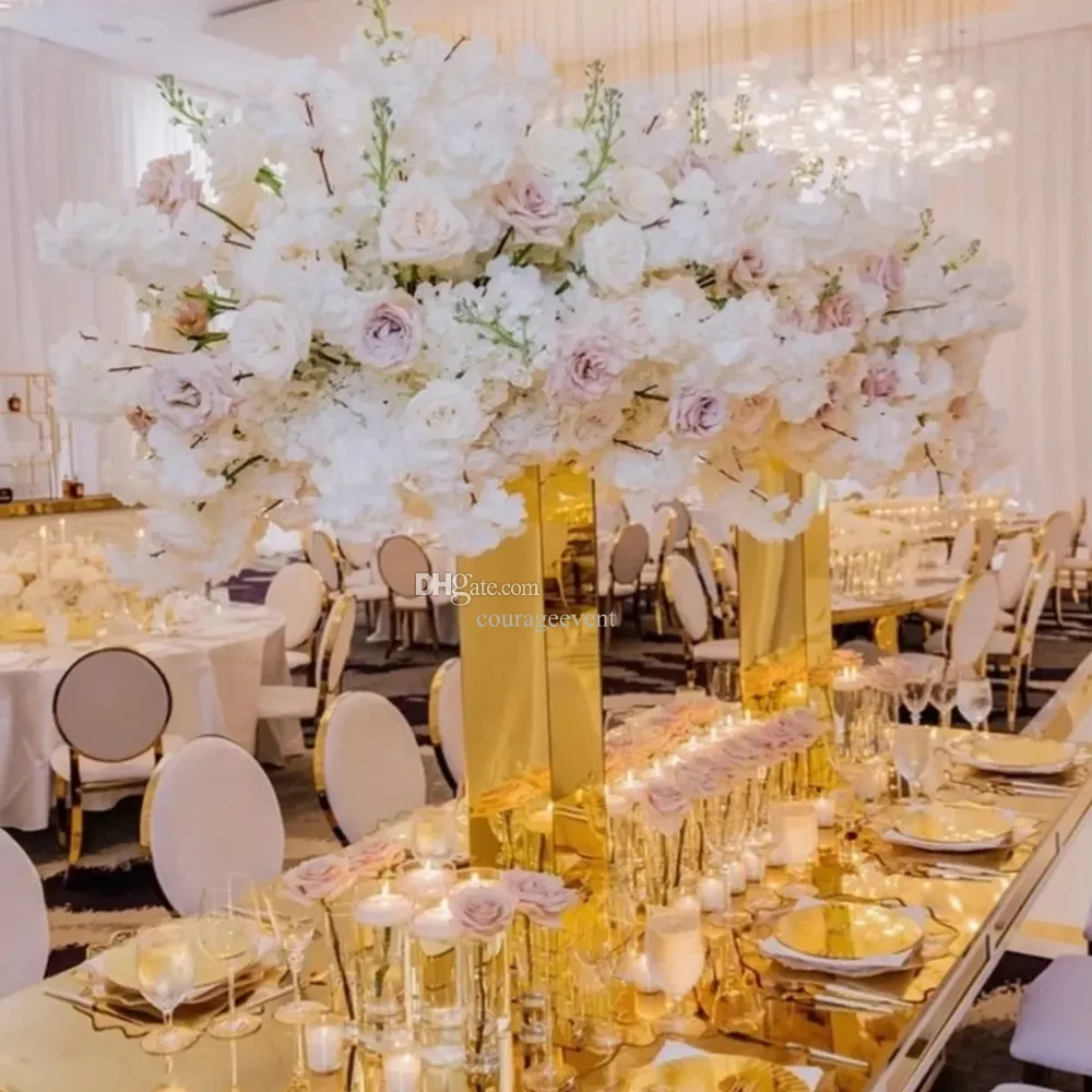 Centros De Mesa De Bodas Para La Mesa, Candelador De La Mesa Del Soporte De  Flores De Cristal Para La Decoración Del Evento De La Fiesta De Bodas  Elegante Centro De Mesa, image size:1000x1000