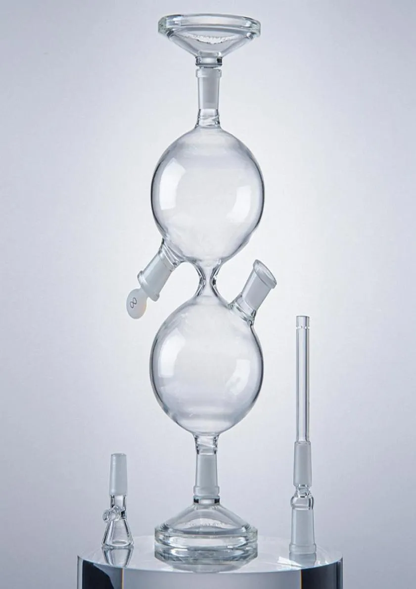 Bulk Order Infinity Waterfall Recycler Bong With Diffused Downstem