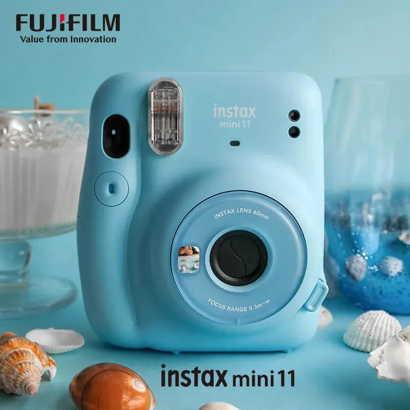 Fujifilm本物のOriminial Instax Mini11フィルムカメラインスタントPO 5カラー231221