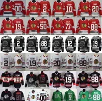  Blackhawks Jersey Hockey Duncan Keith Jonathan Toews Patrick Kane Corey Crawford Alex DeBrincat Kirby Dach Saad Clark Griswold Red