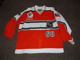 Custom Jaromir Jagr #68 2000 All Star Game Toronto World Hockey Jersey Mens Personalized Stitching Jerseys