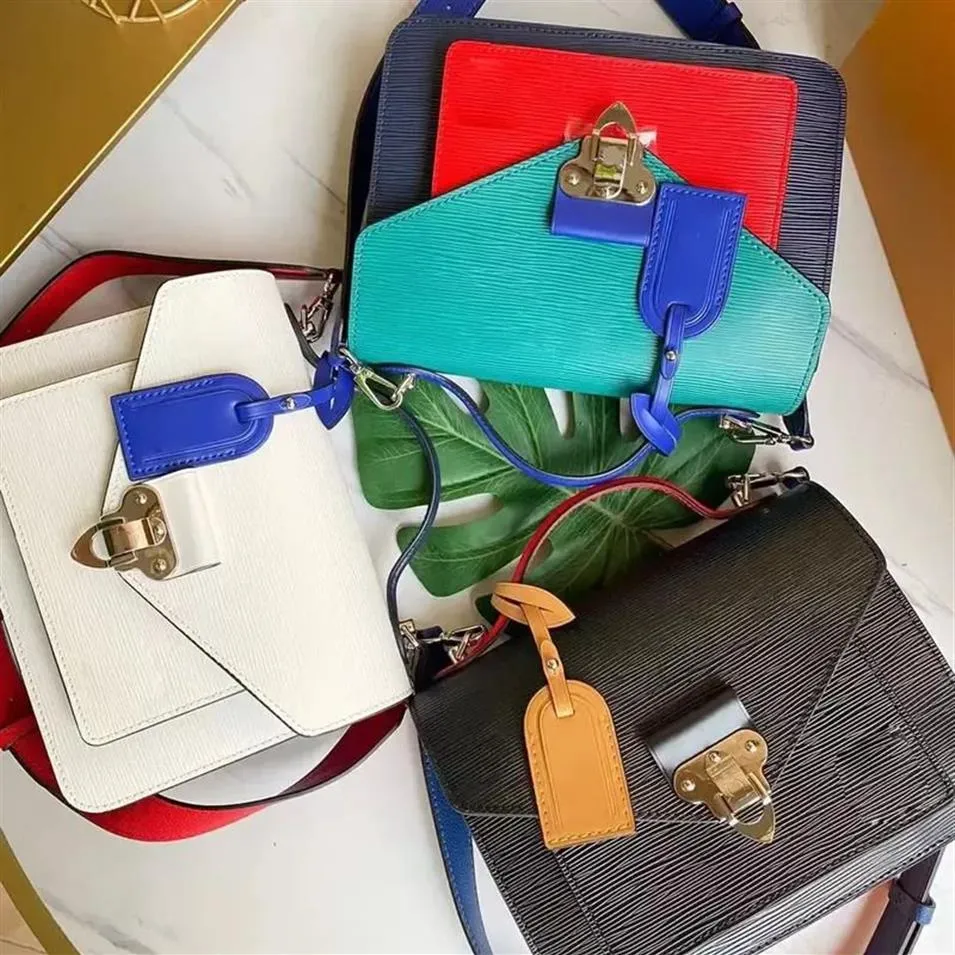 Designer oeo moceau bolsa 3 cores bolsas de ombro femininas luxuosas bolsas de cadeia M55405 Moda Quilted Heart Leather Handb274D