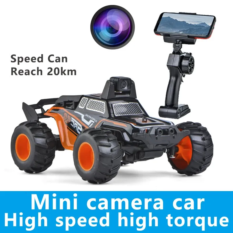 Elektro-/RC-Auto, ferngesteuertes Auto, 2,4 G Controller, APP, WLAN, Bildübertragungskamera, HD, RC-Auto, 1/32 Mini-Hochgeschwindigkeits-Drift-Buggy-Auto, Kletterauto, 231130