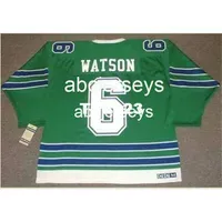 #6 BRYAN WATSON  Seals 1968 CCM Vintage Home Hockey Jersey or custom any name or number retro Jersey