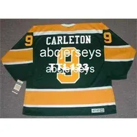 #9 WAYNE CARLETON California Golden Seals 1971 CCM Vintage Hockey Jersey or custom any name or number retro Jersey