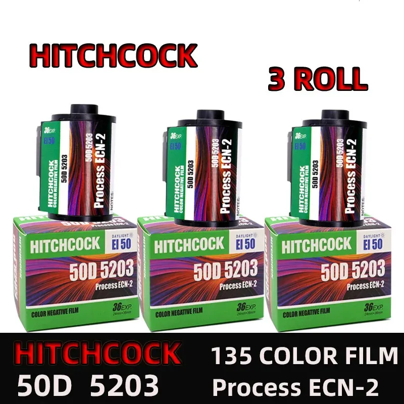 13 Rolls Hitchcock 5219500T 520350D 5207250D Négatif 135 Film 36 Feuilles ECN2 pour les caméras 231221