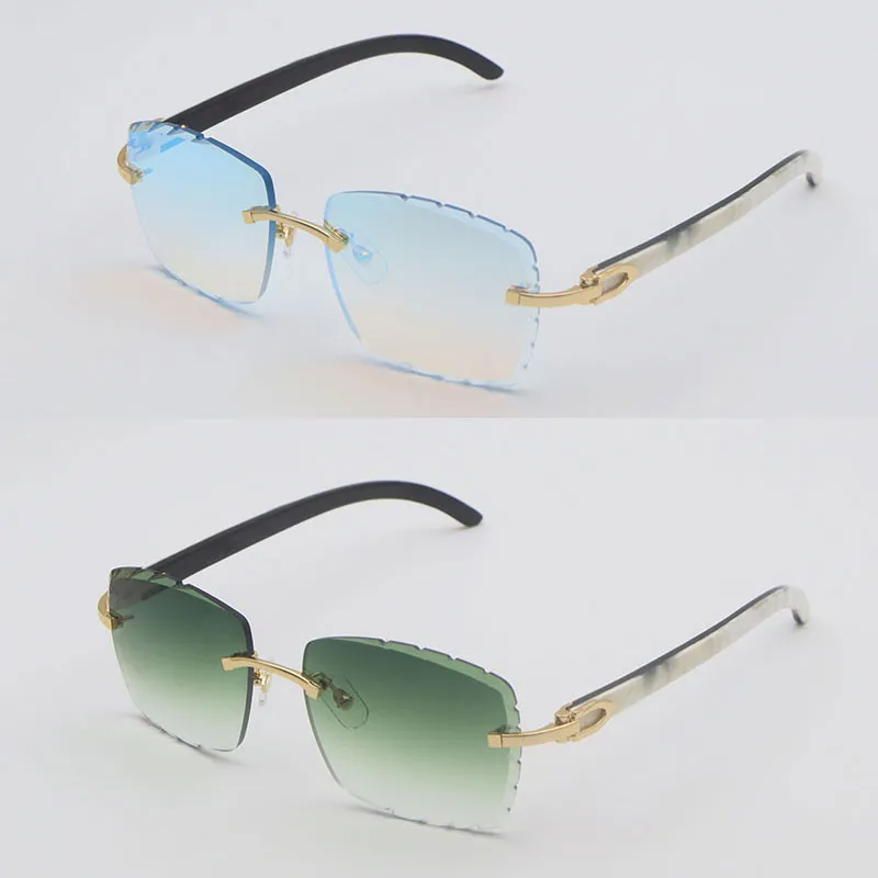 Oversized Rimless Aviator Spectacles Oversized Rimless Sunglasses