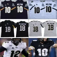 NCAA UCF Knights 18 SM Griffin 10 McKenzie Milton white black College Football stitched men Jersey top quality252R