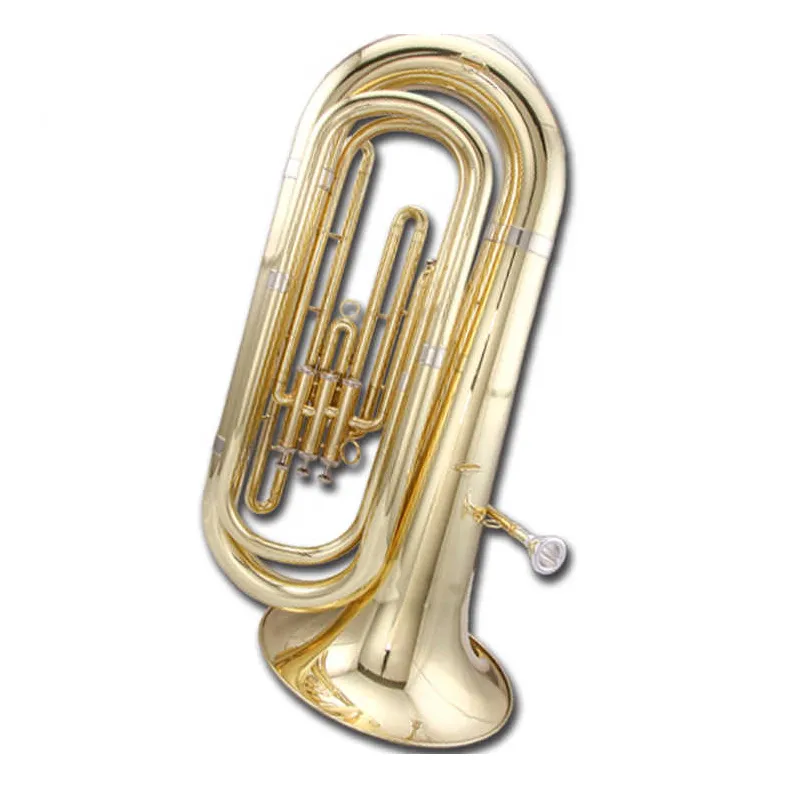 Professional Gold Lacquer Brass Tuba - Rich Sound, Durable Construction ...