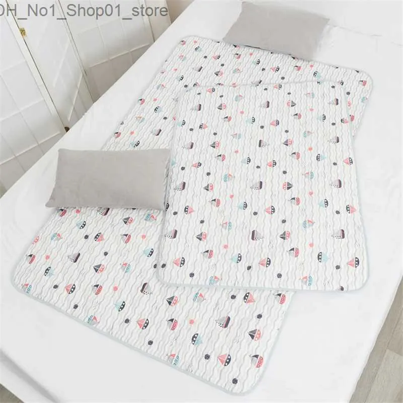 Changing Pads Covers Baby Changing Mat Cover Sheets for Kids Waterproof Urine Diaper Pad Bedsheet Mattress Protector 100*150 75*100 cm Q231202