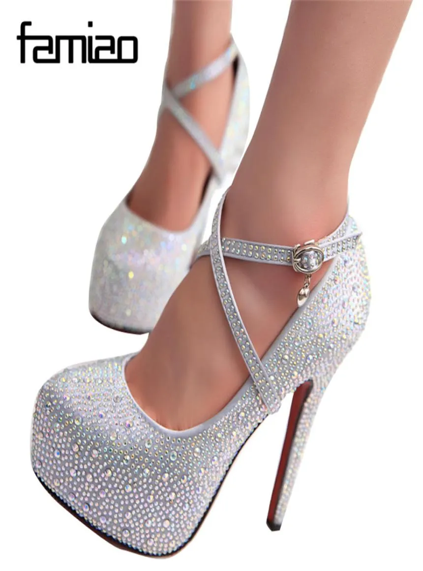 2018 Femmes Talons Hauts Chaussures De Mariage De Bal Dame Plates