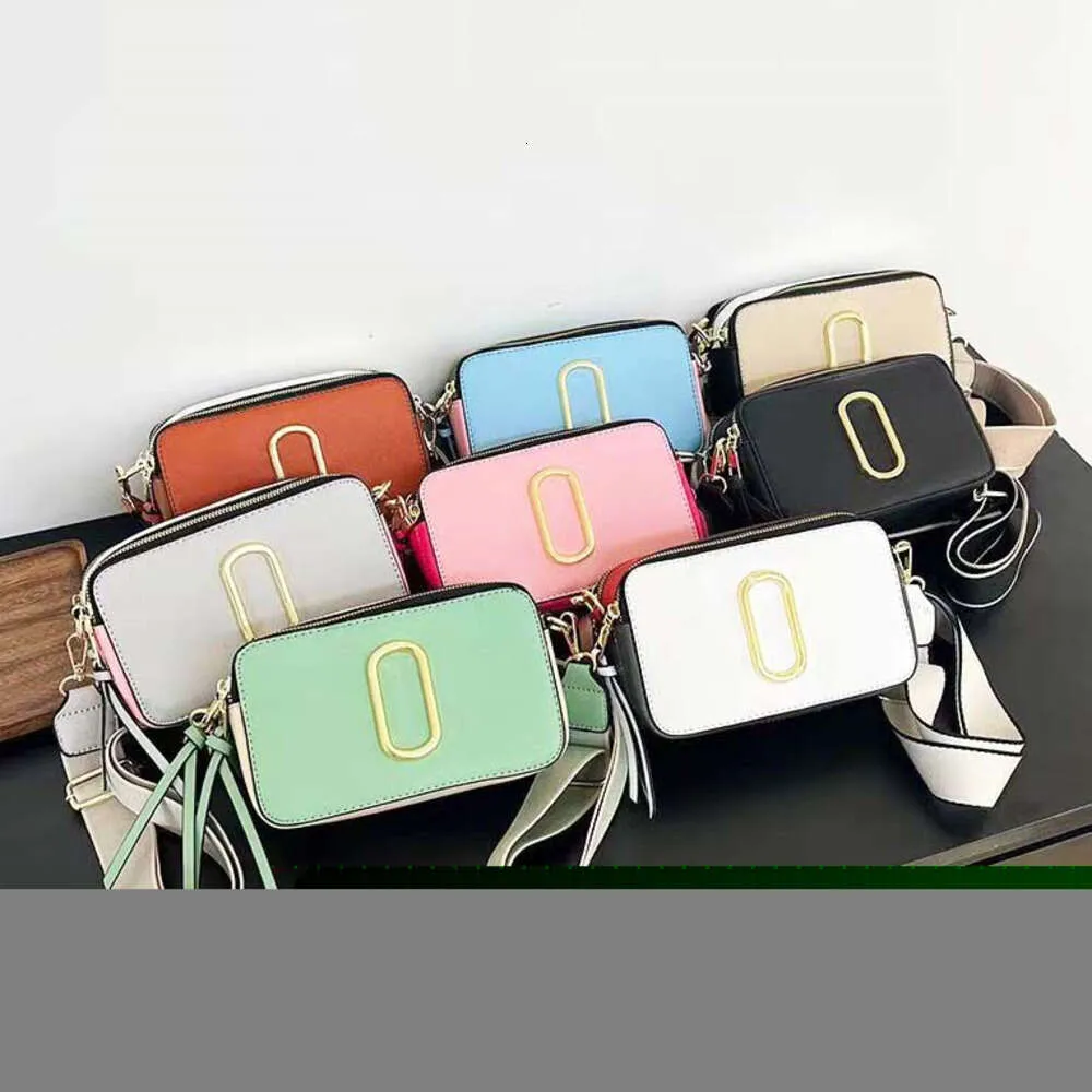 Designer bag Snapshot Multi-color Camera Bag Classics Mini Mark Handbag Women's Wide Strap Shoulder Fashion Luxury Leather Flash High Texture Wallet 1144ess