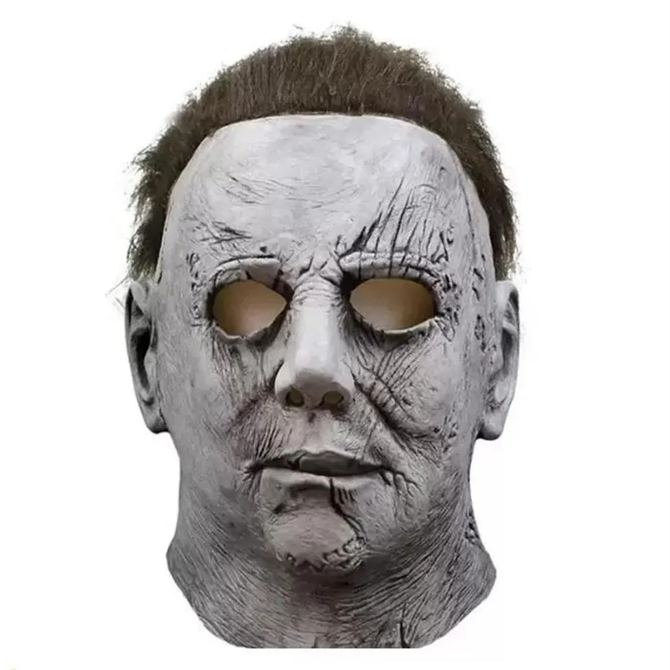 Máscaras assustadoras Masquerade NICHAEL Halloween Cosplay Party Masque Maskesi Realista Máscaras de látex FY5551260y