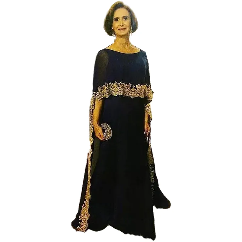 blue dress for baby girl Rina Di Montella RD2652 Prom Dress - Black/Gold main image 0