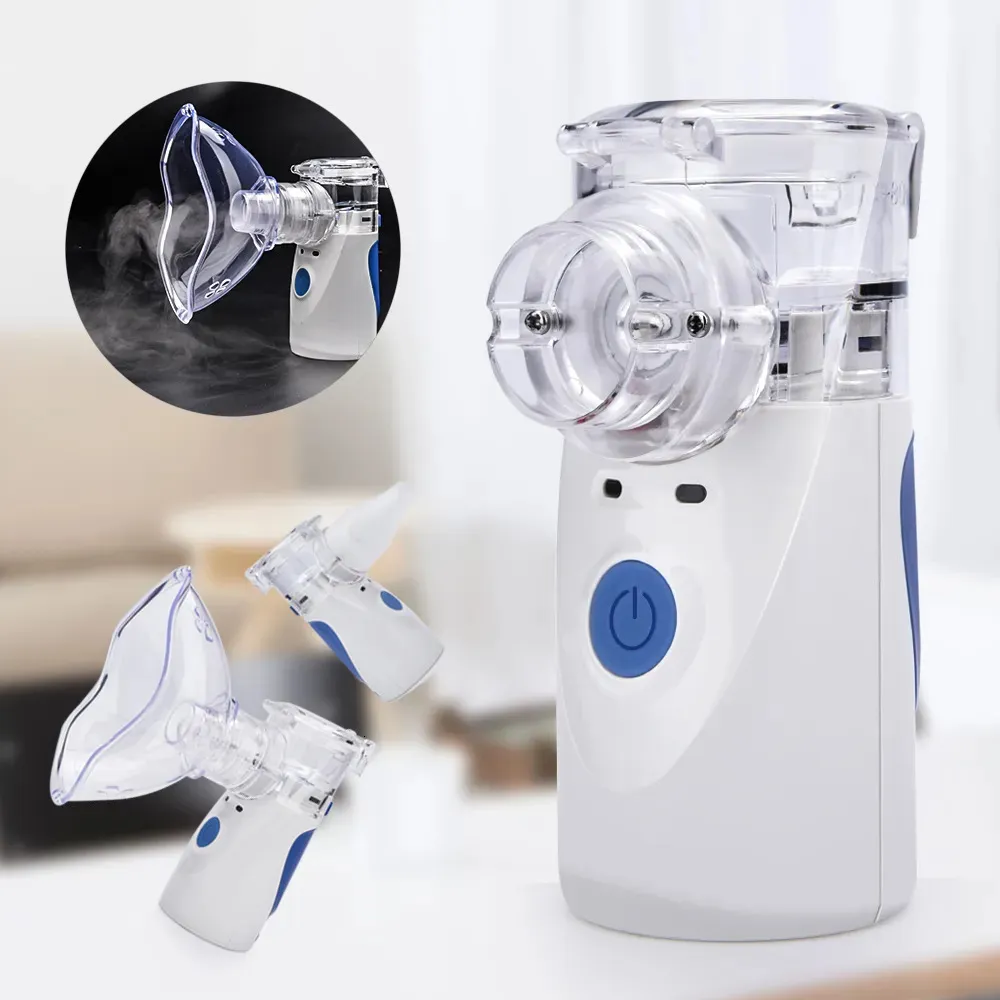 Dispositifs de soins du visage Drop Handheld autoclean Inhale Nébuliseur Mesh atomiseur inhalateur nébuliseur portable pour enfants Nébulizador adulte 231130