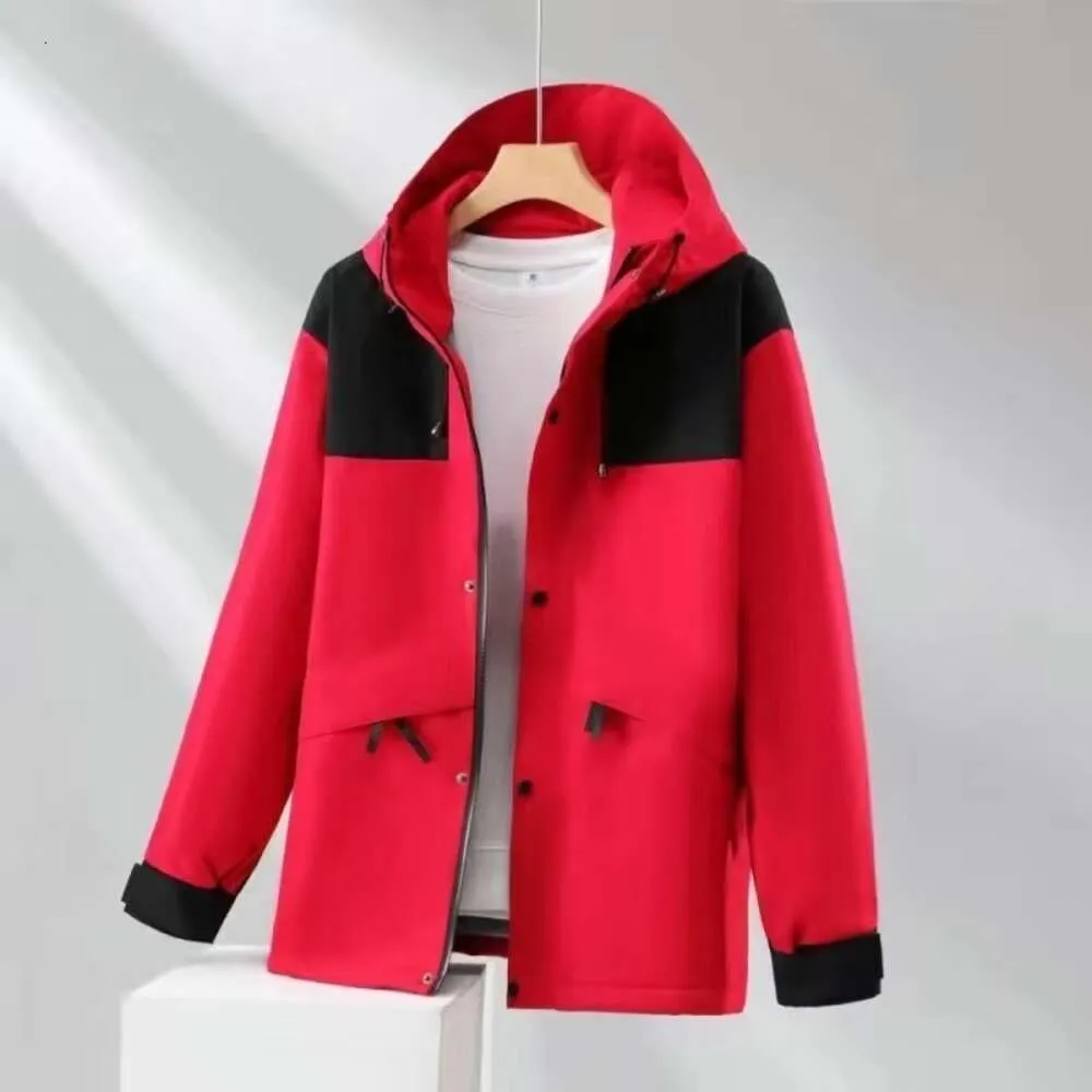 Chaqueta para hombre Diseñador de moda unisex Trench Tendencia retro Snow Mountain Conmemorativo Impermeable A prueba de viento Transpirable Sudadera con capucha ajustable Pareja Abrigo Sudadera