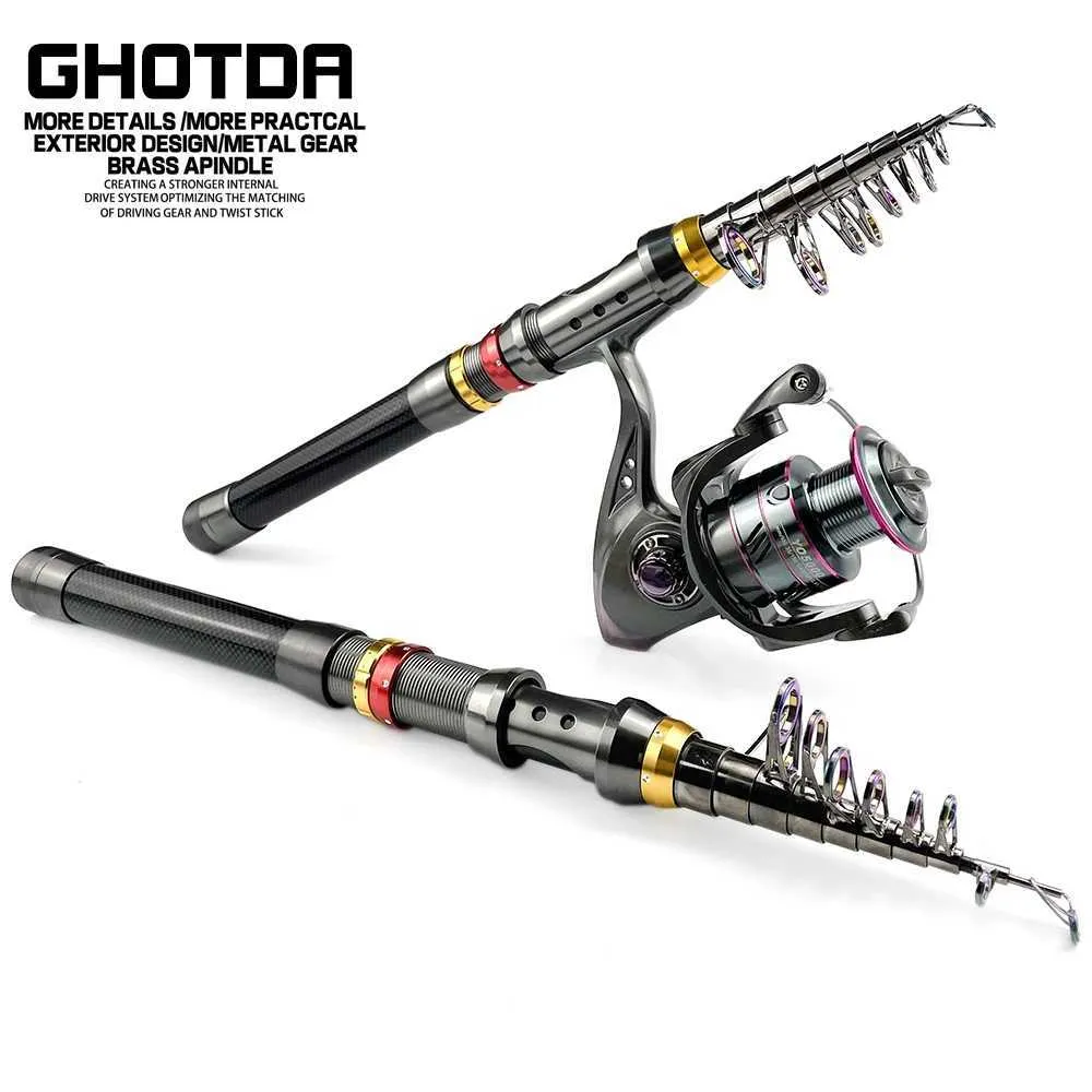 Boat Fishing Rods 1.8 3.6m Carbon Fiber Spinning Fishing Rod 5.2 1