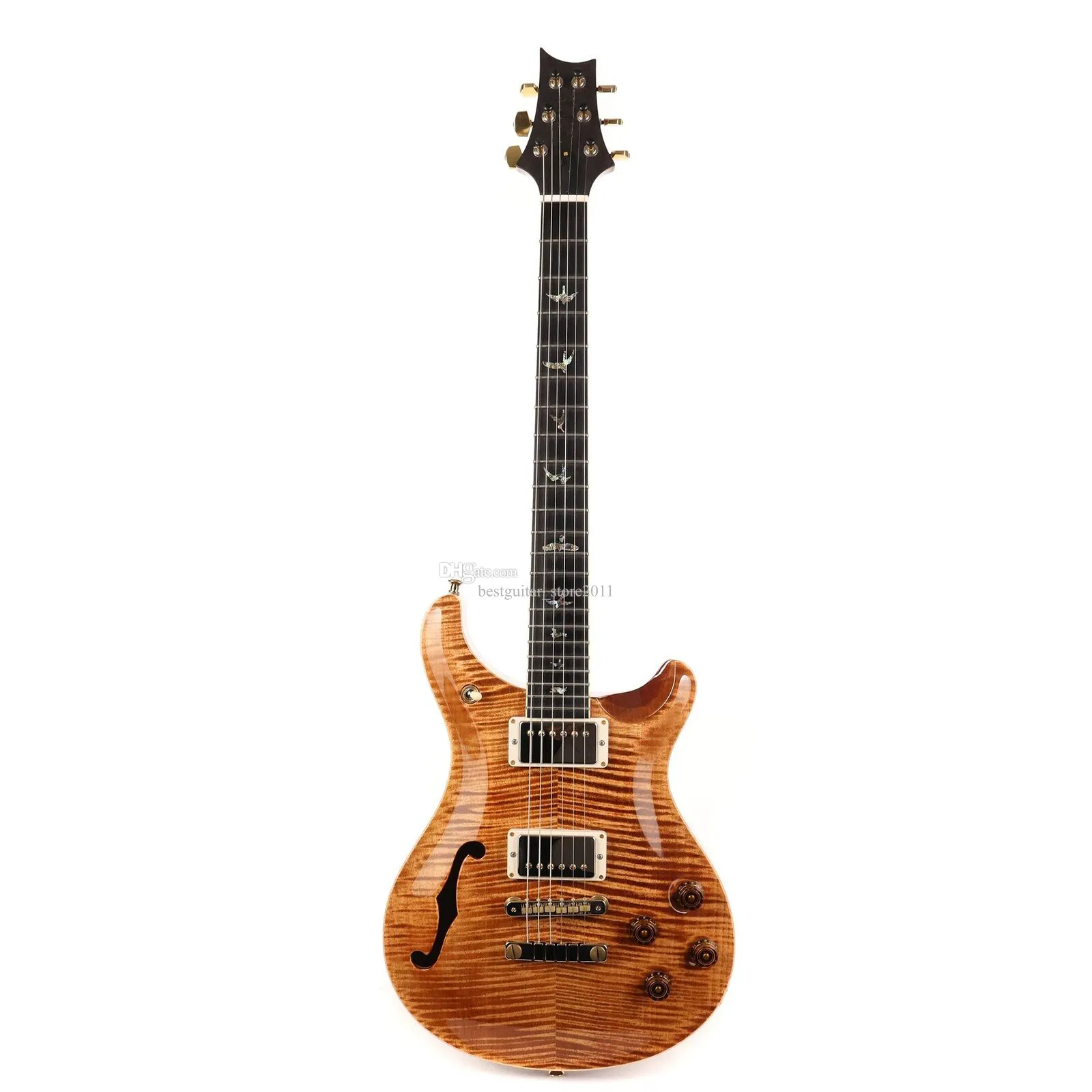 DHgate.com:Semi-Hollow Copperhead Electric Guitar with DHgate.com:Semi-Hollow Copperhead Electric Guitar with
