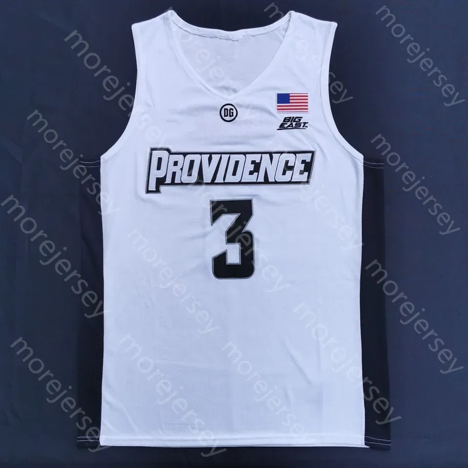 Providence Friars Basketball Jersey NCAA College Jared Bynum Justin Minaya Jimmy Walker Alpha Diallo Maliek White Pipkins Holt Reeves Kalif Young