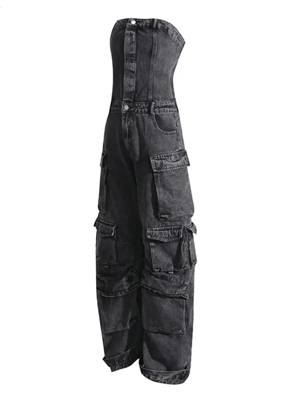 Womens Strapless Multi Pocket Wide Leg Denim Jumpsuit Casual Loose Fit Streetwear 2024 From Bei02, $71.76 | DHgate.Com Womens Strapless Multi Pocket Wide Leg Denim Jumpsuit Casual Loose Fit Streetwear 2024 From Bei02, $71.76 | DHgate.Com