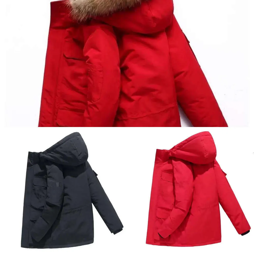 Moda. 2023 Kurtki męskie Zima bawełna damska moda moda na zewnątrz pary pary zagęszczone ciepłe płaszcze projektant Canadian