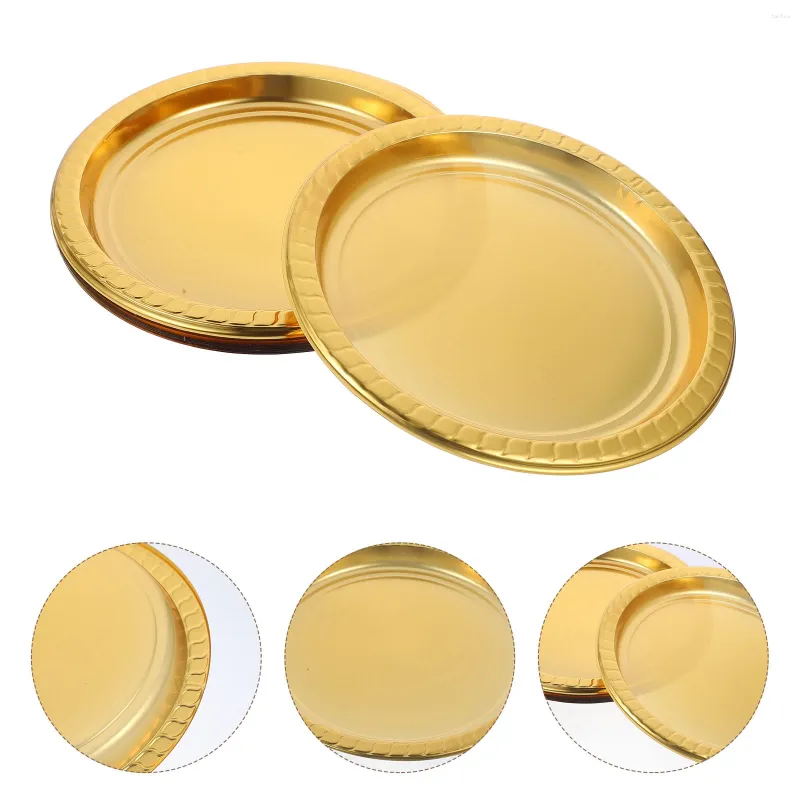 Disposable Dinnerware Fancy Small Snack Tray Baking Pans Fruit Snacks Container