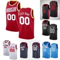 Basketball Jersey Mens Womens Youth ``Rockets``Custom 16 Usman Garuba 51 Boban Marjanovic 1 Jabari Smith Jr. 4 Jalen Green Hakeem 34 Olajuwon