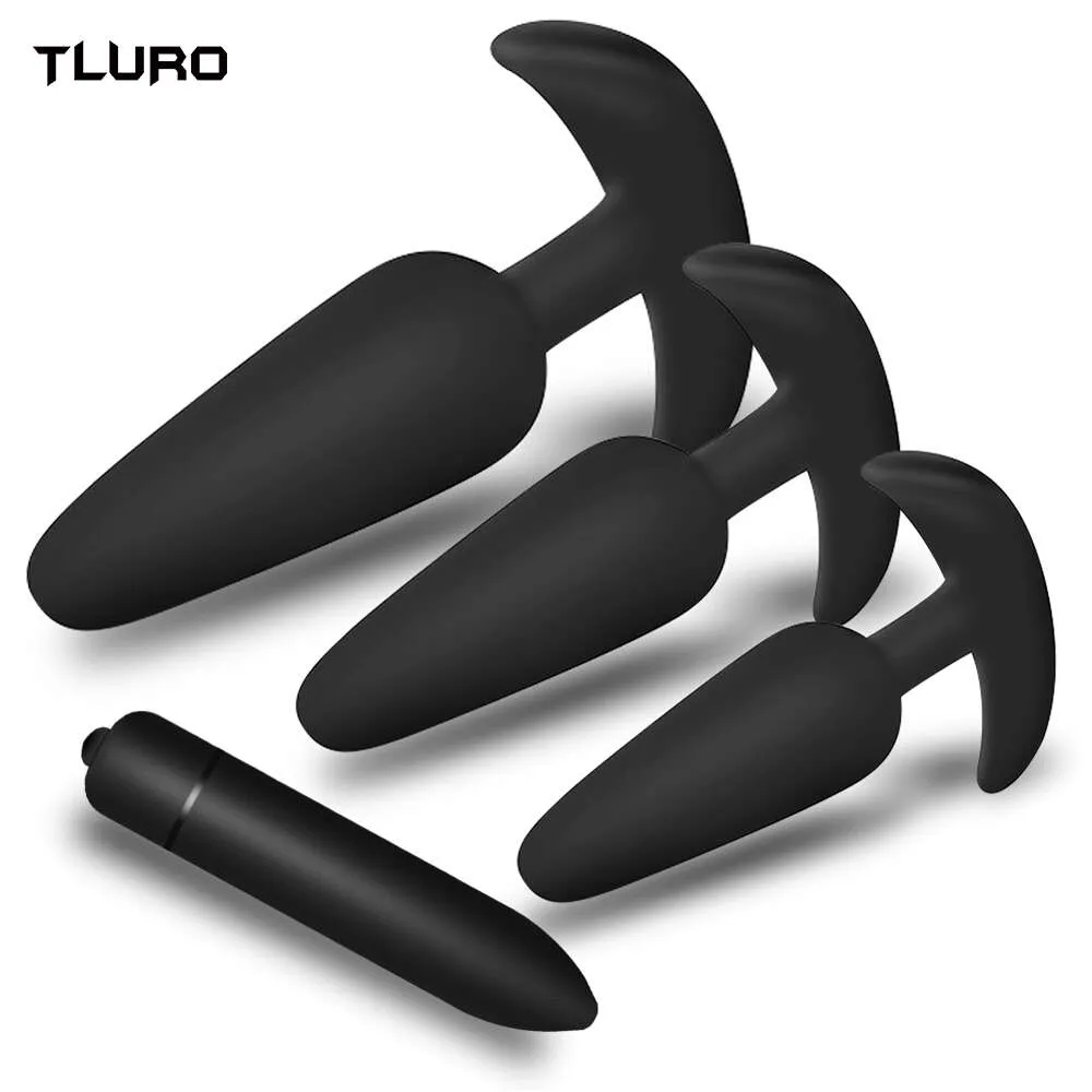 Sex Toy Massager Soft Silicone Anal Butt Plug Gay Toys For Men Woman Vagina Clitoris vuxen