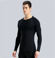 Fashion Basketball Shirt Men Compression Top Gym Fitness Running T Shirt Sportswear Long sleeves Gym Jogger clothing wear Plus5463081