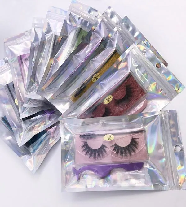 20 Styles falska 3D Mink Eyelash med ögonfranspinnar borsta falskt ögonfransförlängning mjuk ljus makeup faux lahes kit7269556