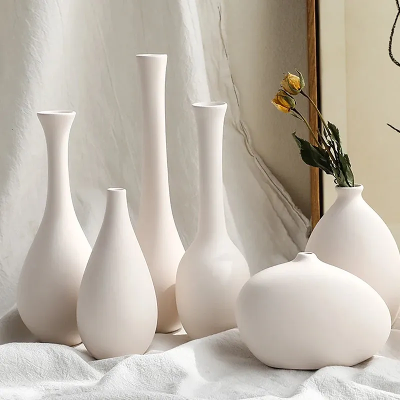 マグカップノルディックホワイトテーブルトップ花瓶