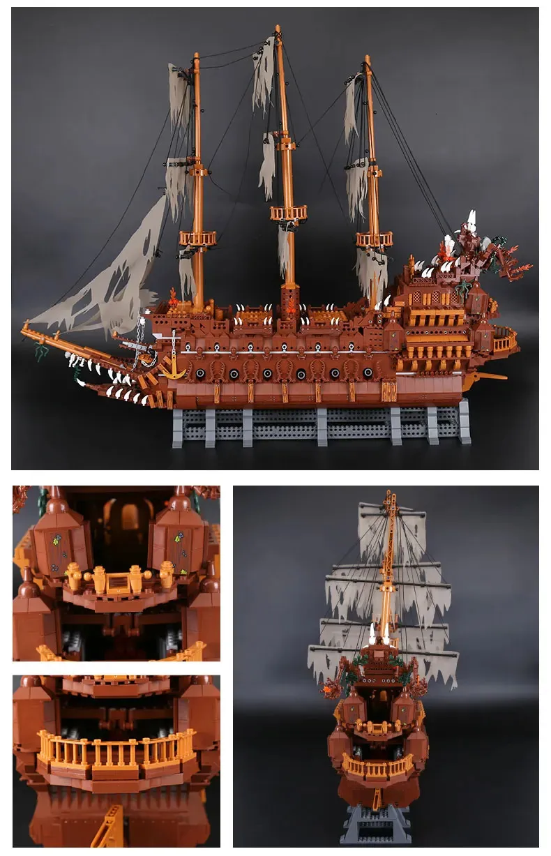 Building Blocks Mould King 13138 Pirates Of The Caribbean Flying