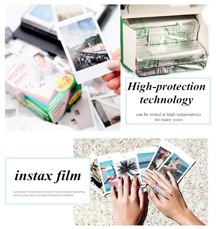 10204080100200 Sheets Fujifilm Instax Mini 11 9 7 90 3 Inch White Edge Films  For Instant Camera 25 50s Po Paper 231221 From Bong04, $49.88