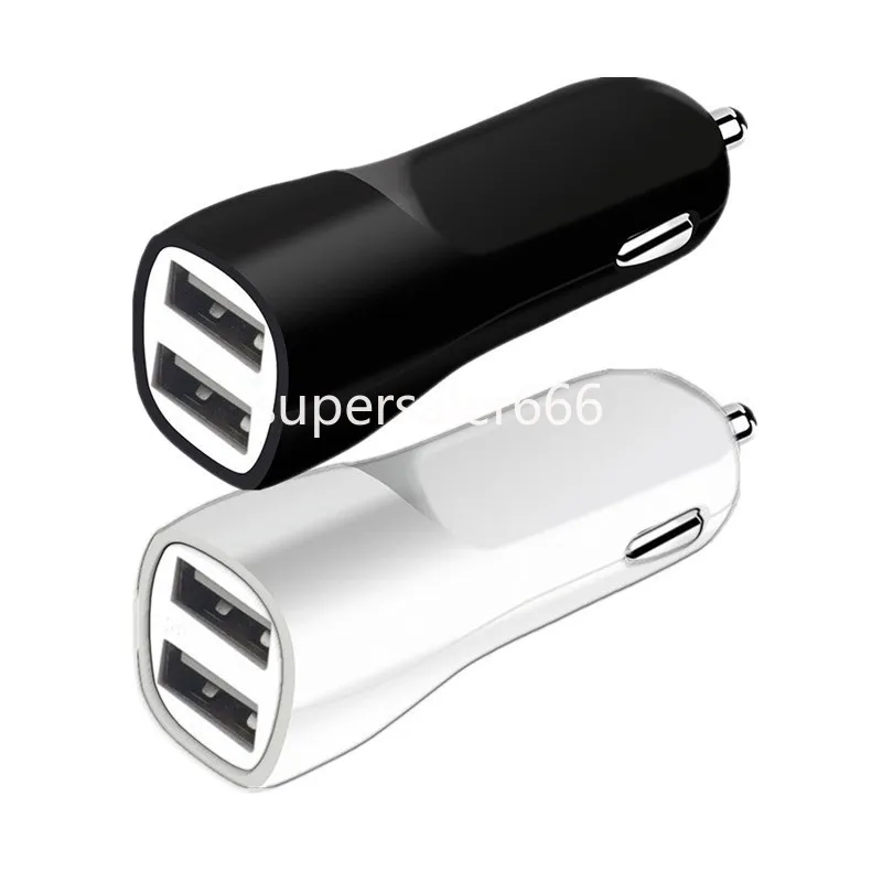 Caricabatterie universale per auto universale per sigaretta caricabatteria per auto Dual USB per iPhone 14 15 12 13 Samsung s8 s9 s10 S23 S24 htc lg S1