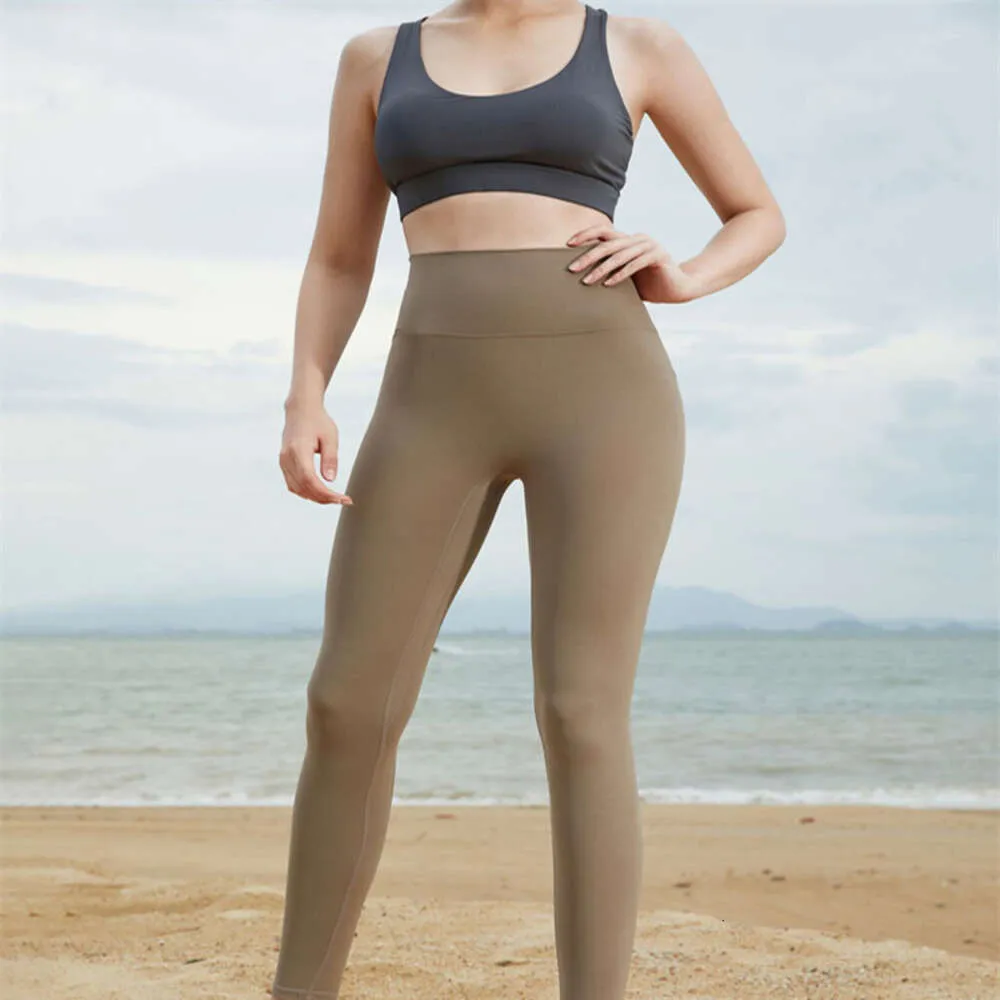 Lu Lu Pant Align Lemon Yoga Align High Waisted Seamless Women Gym Butt Lift Compression  Leggings Fitness Woman Tummy Nylon Pants Jogger From 2,12 €