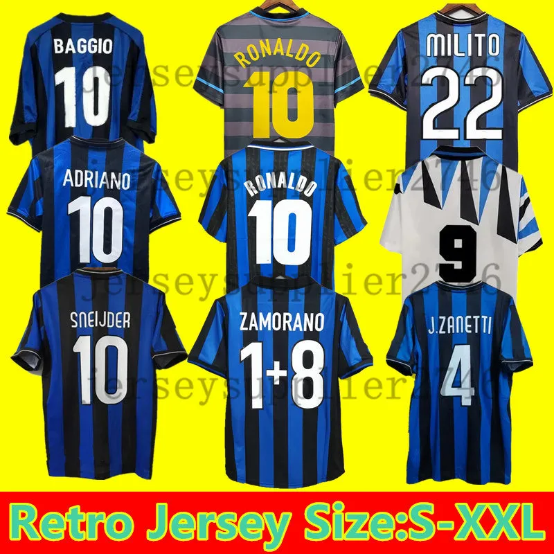 Inter Milan Retro Soccer Jerseys: Vintage Classics Ronaldo